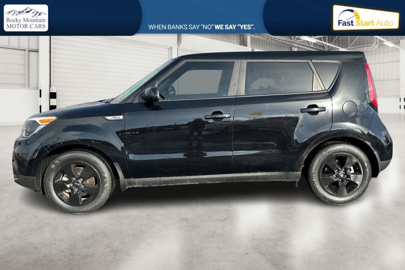 2018 Black Kia Soul Base 6M (KNDJN2A20J7) with an 1.6L L4 DOHC 16V engine, 6M transmission, located at 7755 State Street, Midvale, UT, 84047, (801) 753-9063, 40.610329, -111.890656 - Photo#6