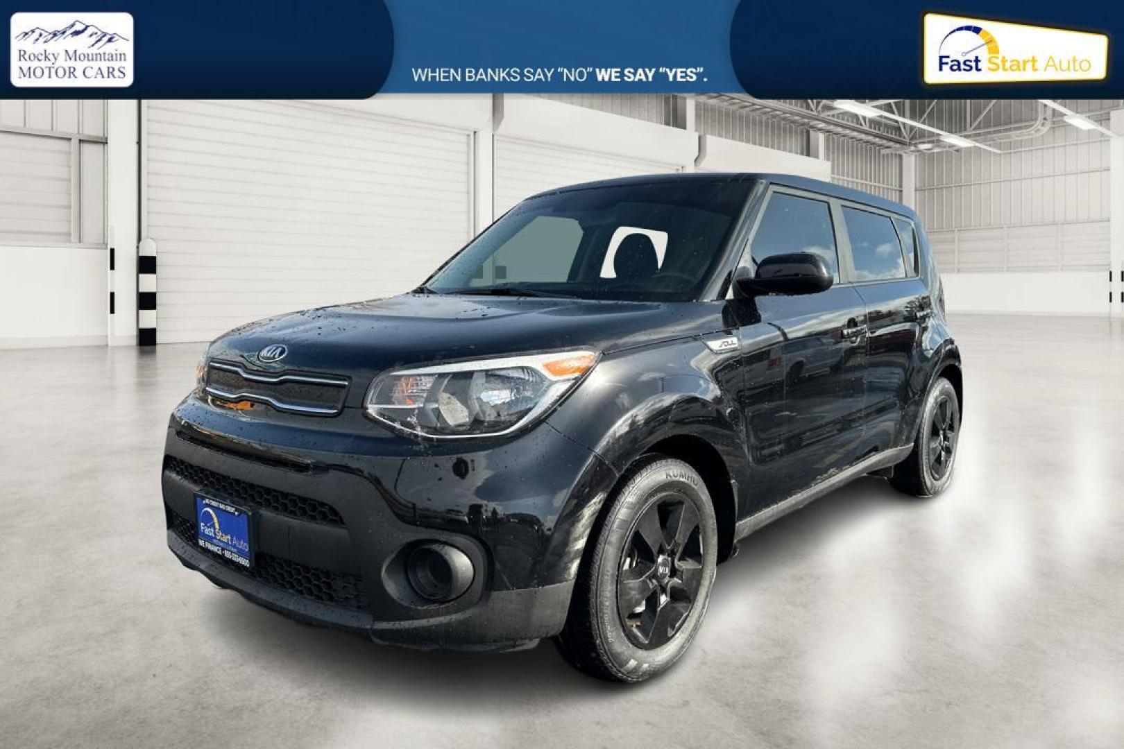 2018 Black Kia Soul Base 6M (KNDJN2A20J7) with an 1.6L L4 DOHC 16V engine, 6M transmission, located at 7755 State Street, Midvale, UT, 84047, (801) 753-9063, 40.610329, -111.890656 - Photo#8