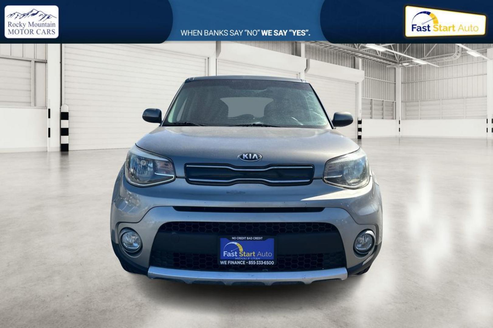 2018 Gray Kia Soul + (KNDJP3A56J7) with an 2.0L L4 DOHC 16V engine, 6A transmission, located at 7755 State Street, Midvale, UT, 84047, (801) 753-9063, 40.610329, -111.890656 - Photo#9