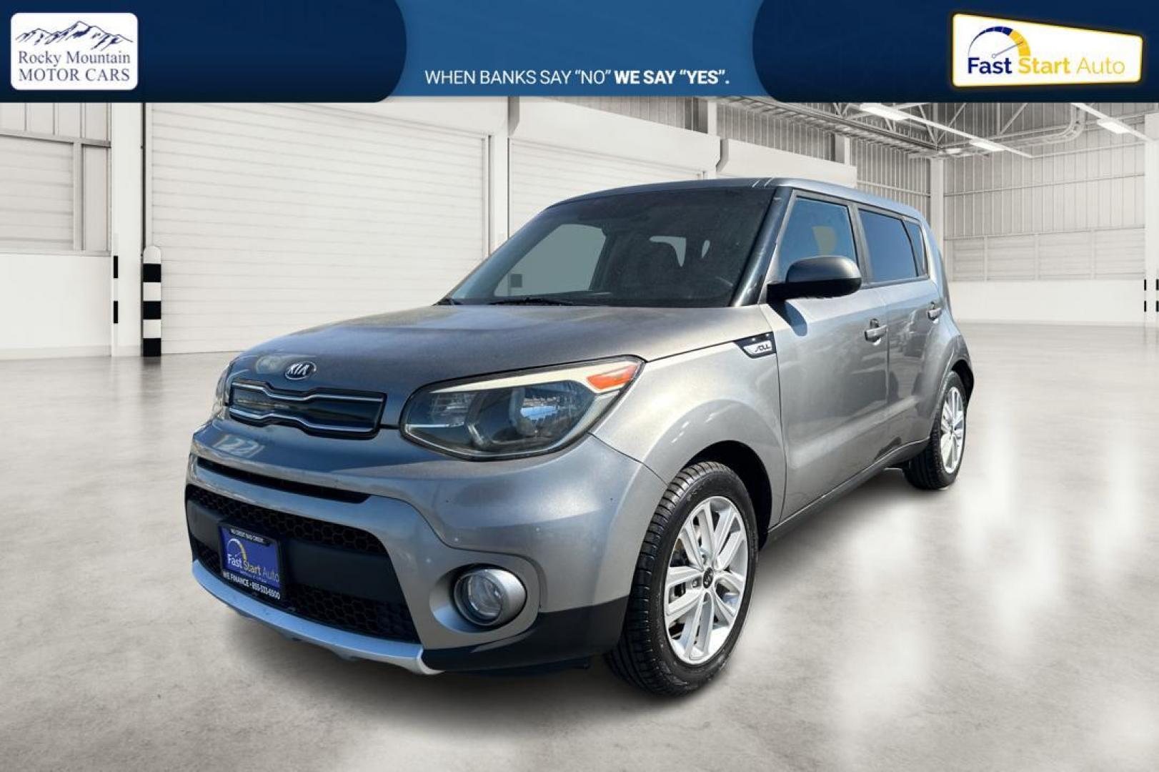 2018 Gray Kia Soul + (KNDJP3A56J7) with an 2.0L L4 DOHC 16V engine, 6A transmission, located at 7755 State Street, Midvale, UT, 84047, (801) 753-9063, 40.610329, -111.890656 - Photo#8