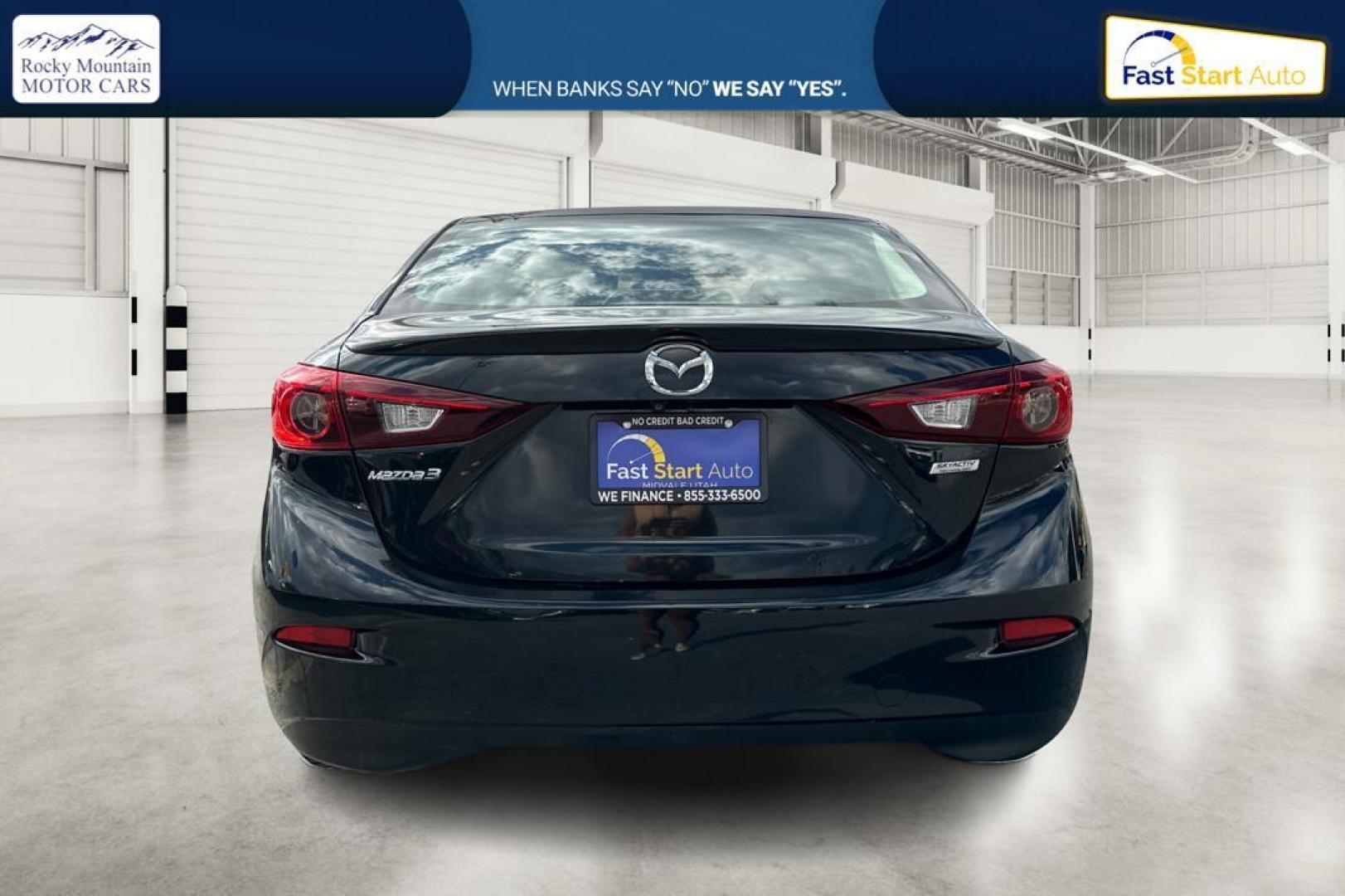 2018 Black Mazda MAZDA3 s Touring AT 4-Door (3MZBN1V30JM) with an 2.5L L4 DOHC 16V engine, 6A transmission, located at 7755 State Street, Midvale, UT, 84047, (801) 753-9063, 40.610329, -111.890656 - Photo#4