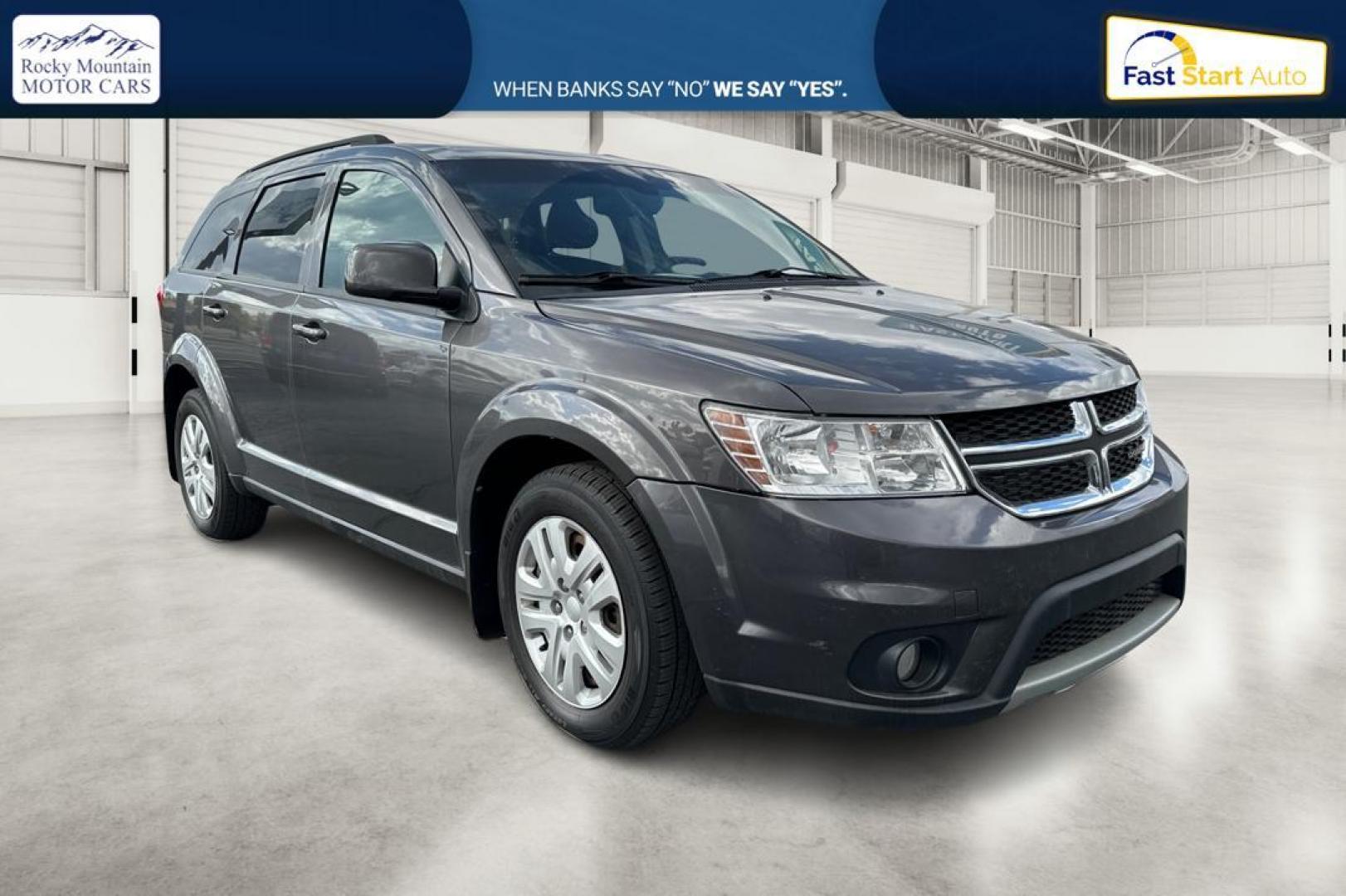 2019 Gray Dodge Journey SE (3C4PDCBB7KT) with an 2.4L L6 DOHC 16V engine, 4A transmission, located at 7755 State Street, Midvale, UT, 84047, (801) 753-9063, 40.610329, -111.890656 - Photo#0