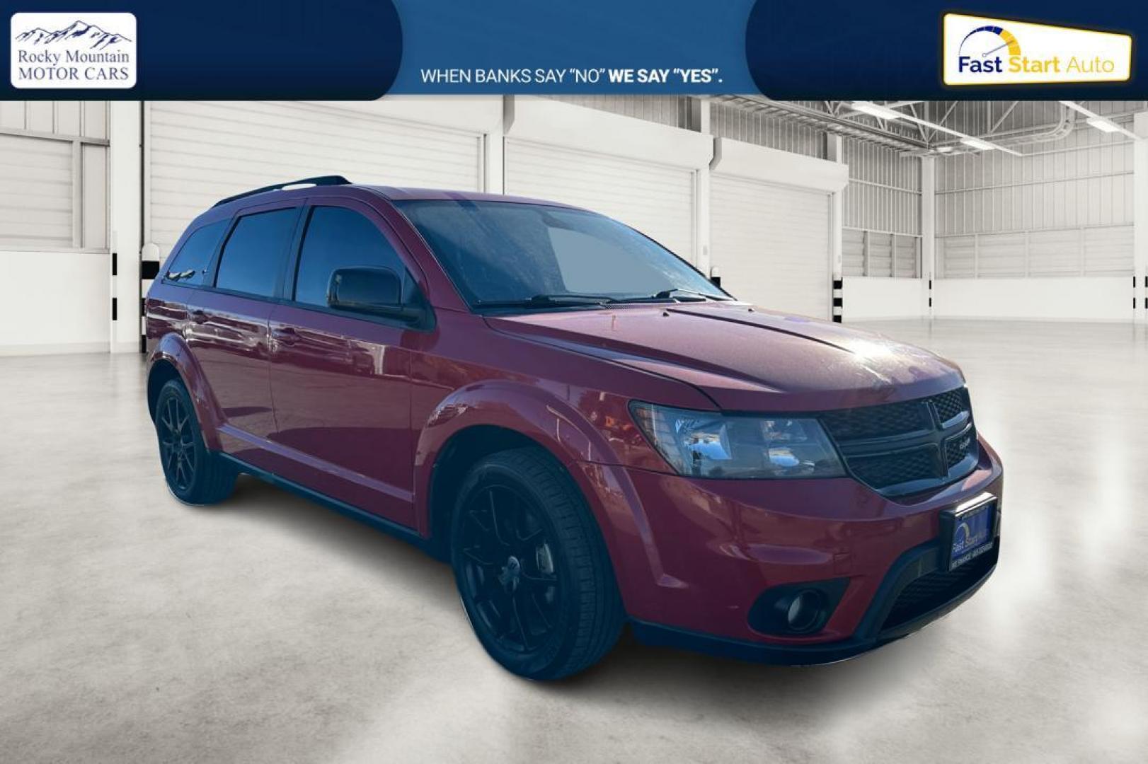 2019 Red Dodge Journey SE (3C4PDCBB0KT) with an 2.4L L6 DOHC 16V engine, 4A transmission, located at 7755 State Street, Midvale, UT, 84047, (801) 753-9063, 40.610329, -111.890656 - Photo#0