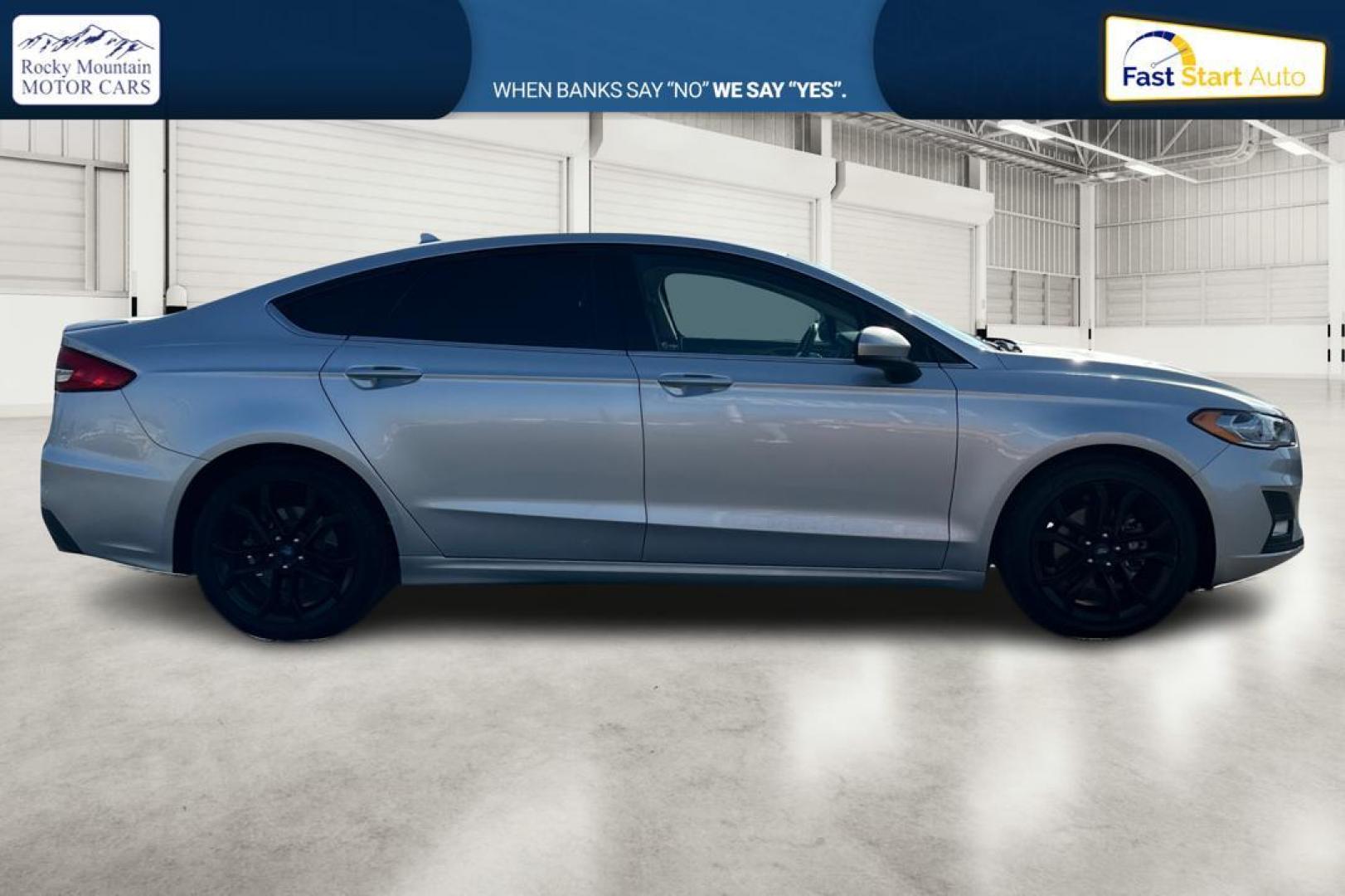 2019 Silver Ford Fusion SE (3FA6P0HD0KR) with an 1.5L L4 DOHC 16V engine, 6A transmission, located at 7755 State Street, Midvale, UT, 84047, (801) 753-9063, 40.610329, -111.890656 - Photo#1