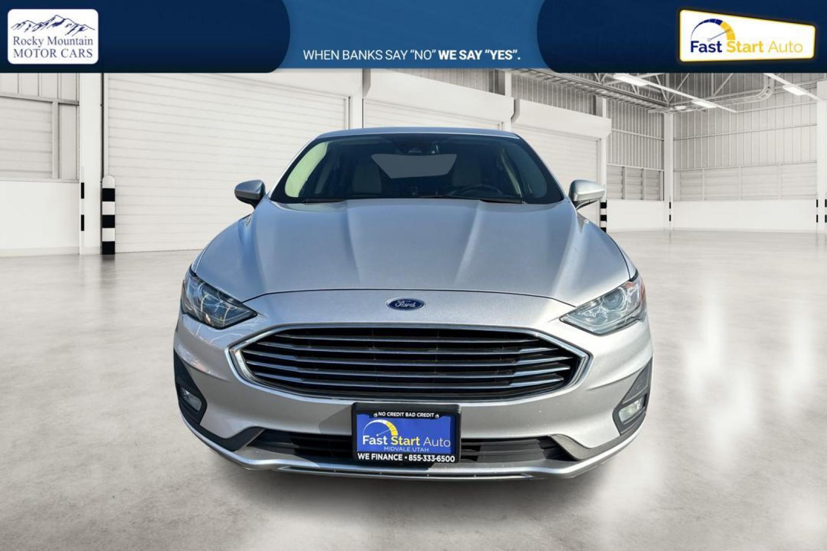 2019 Silver Ford Fusion SE (3FA6P0HD0KR) with an 1.5L L4 DOHC 16V engine, 6A transmission, located at 7755 State Street, Midvale, UT, 84047, (801) 753-9063, 40.610329, -111.890656 - Photo#9