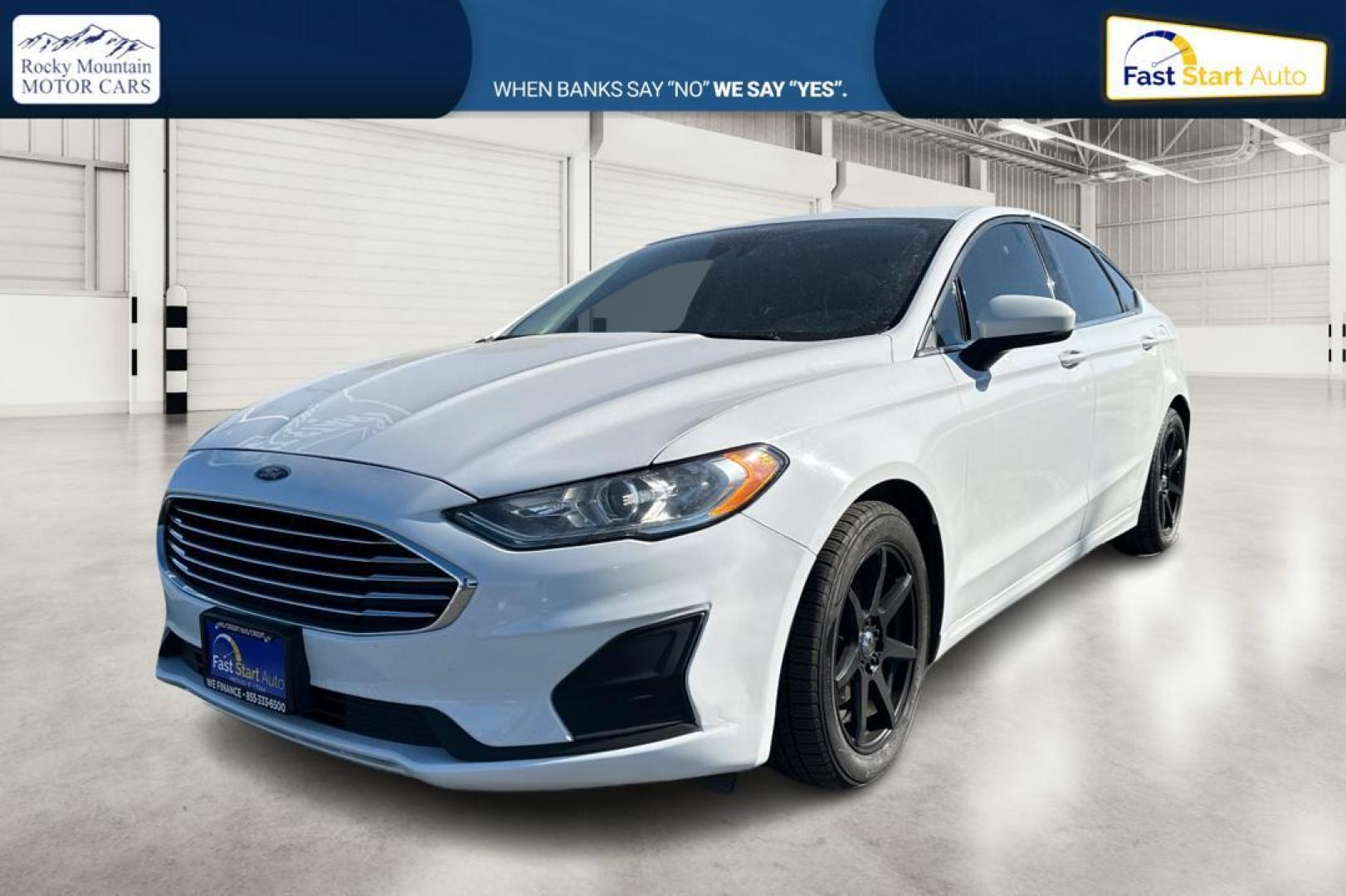 2019 White Ford Fusion SE (3FA6P0HD1KR) with an 1.5L L4 DOHC 16V engine, 6A transmission, located at 7755 State Street, Midvale, UT, 84047, (801) 753-9063, 40.610329, -111.890656 - Photo#8