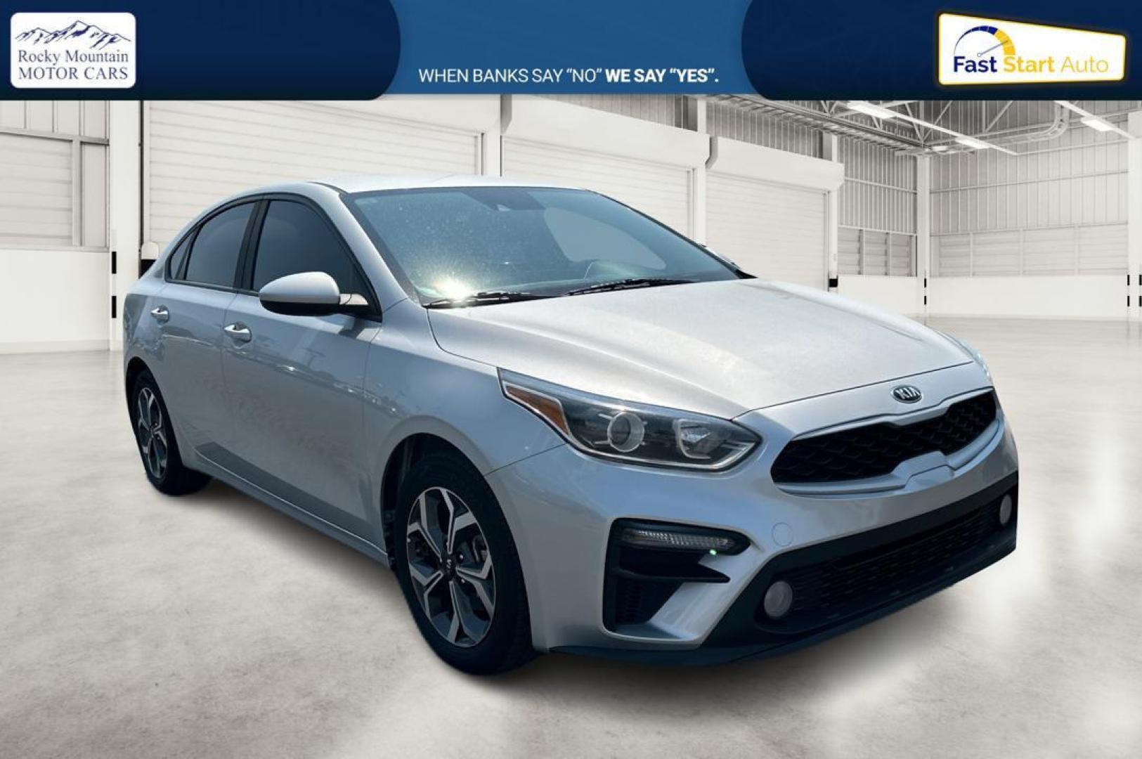 2019 Gray Kia Forte LX 6A (3KPF24AD5KE) with an 2.0L L4 DOHC 16V engine, 6A transmission, located at 7755 State Street, Midvale, UT, 84047, (801) 753-9063, 40.610329, -111.890656 - Photo#0