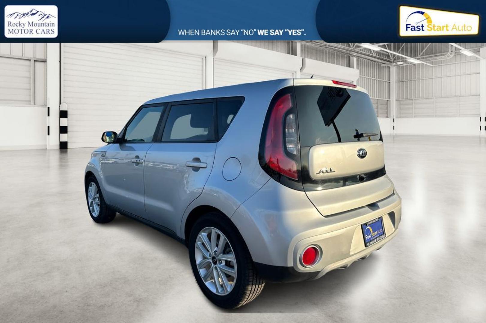 2019 Silver Kia Soul + (KNDJP3A51K7) with an 2.0L L4 DOHC 16V engine, 6A transmission, located at 7755 State Street, Midvale, UT, 84047, (801) 753-9063, 40.610329, -111.890656 - Photo#5