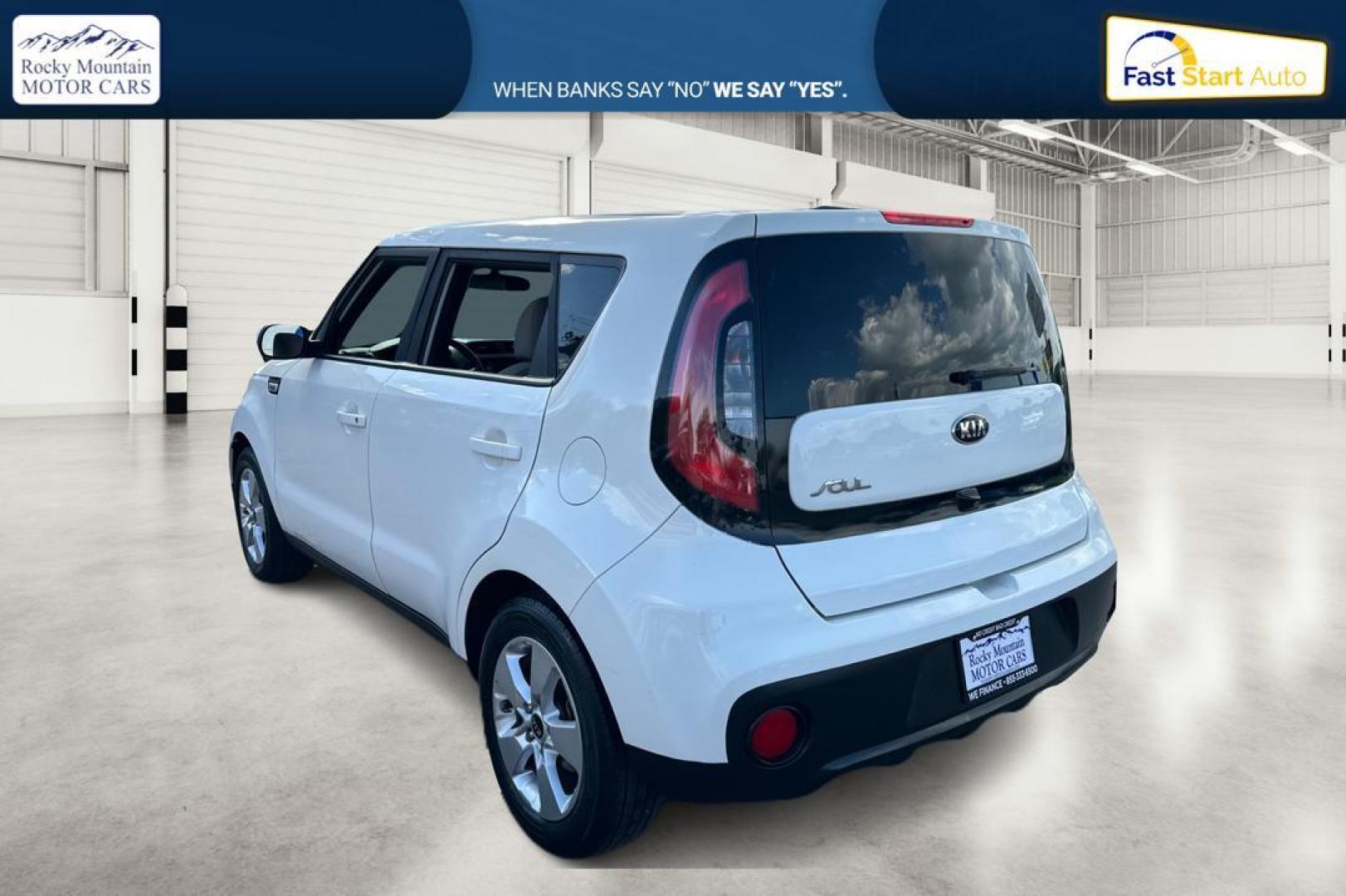 2019 White Kia Soul Base 6M (KNDJN2A27K7) with an 1.6L L4 DOHC 16V engine, 6M transmission, located at 344 S Washington Blvd, Ogden, UT, 84404, (801) 399-1799, 41.255482, -111.970848 - Photo#4