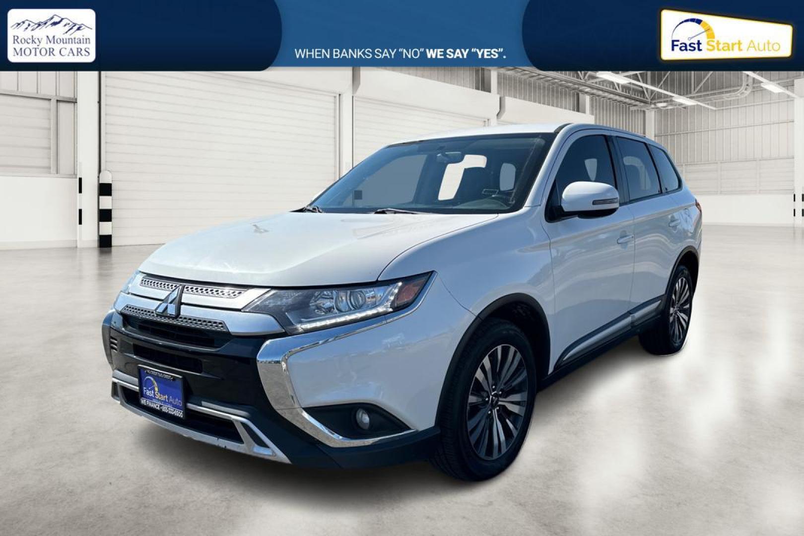 2019 White Mitsubishi Outlander SEL AWD (JA4AZ3A33KZ) with an 2.4L L4 DOHC 16V engine, CVT transmission, located at 7755 State Street, Midvale, UT, 84047, (801) 753-9063, 40.610329, -111.890656 - Photo#6