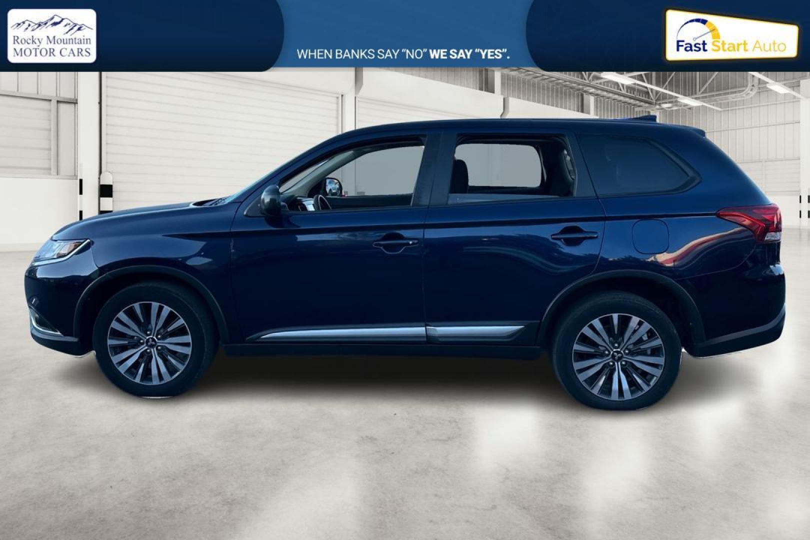 2020 Blue Mitsubishi Outlander SEL AWD (JA4AZ3A37LZ) with an 2.4L L4 DOHC 16V engine, CVT transmission, located at 767 S State Road, Pleasant Grove, UT, 84062, (801) 785-1058, 40.354839, -111.736687 - Photo#6