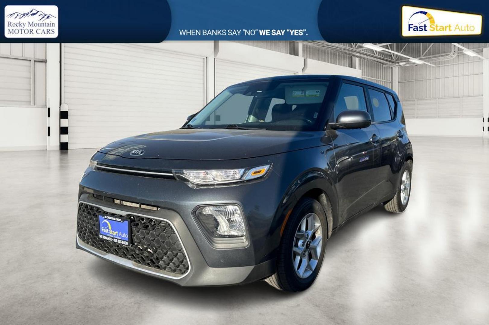 2021 Gray Kia Soul LX CVT (KNDJ23AU7M7) with an 2.0L L4 DOHC 16V engine, CVT transmission, located at 767 S State Road, Pleasant Grove, UT, 84062, (801) 785-1058, 40.354839, -111.736687 - Photo#8