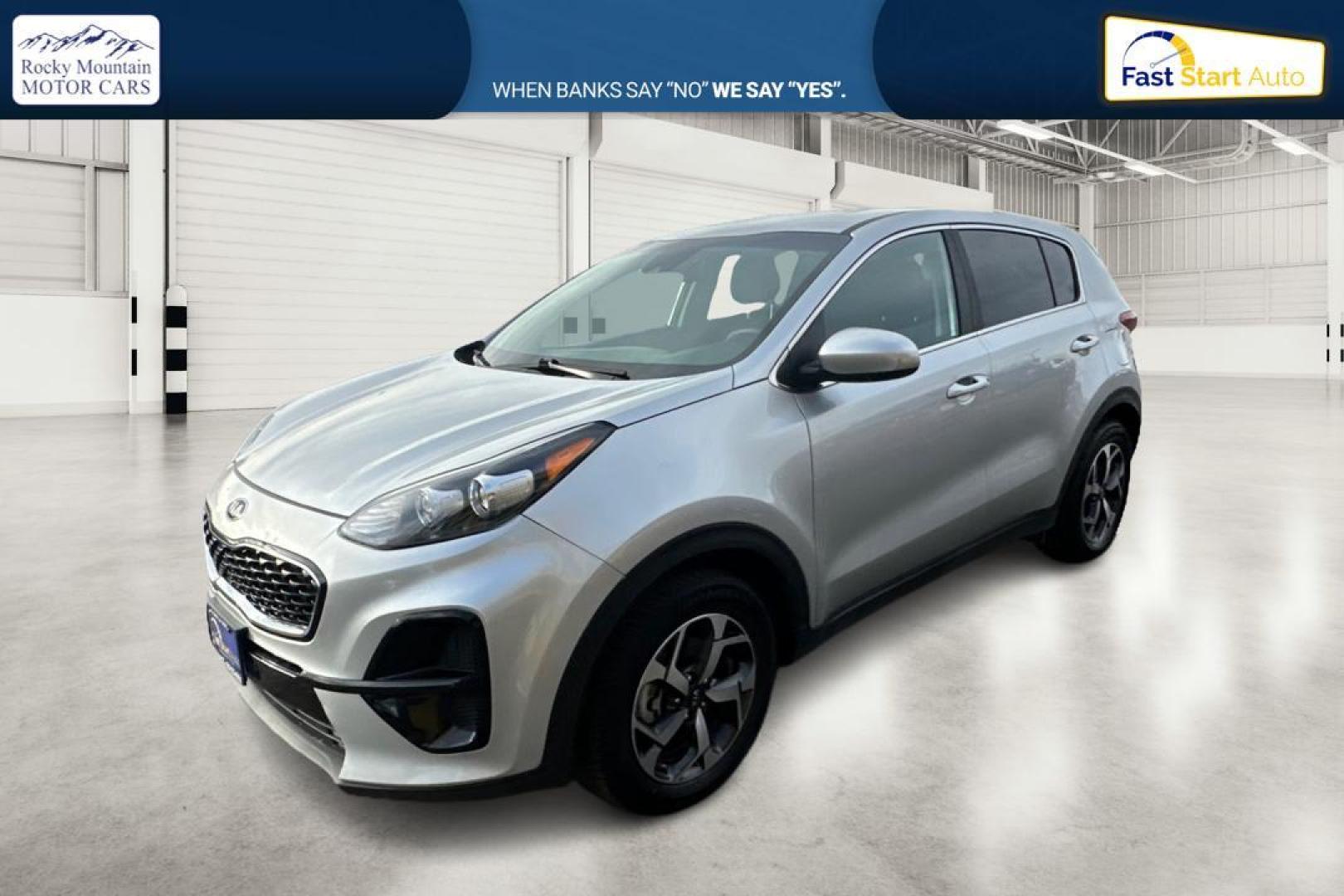 2021 Silver Kia Sportage LX FWD (KNDPM3ACXM7) with an 2.4L V6 DOHC 24V engine, 6A transmission, located at 344 S Washington Blvd, Ogden, UT, 84404, (801) 399-1799, 41.255482, -111.970848 - Photo#6